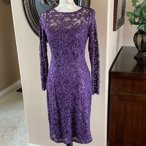 Custom-Made Lined Sequined Upscale Formal Dress